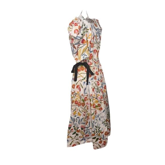 NEW WITH TAGS SHOWSTOPPER BEAUTIFUL JESSIE ZHAO NEW YORK Flower Cotton Midi Dres - Picture 7 of 16